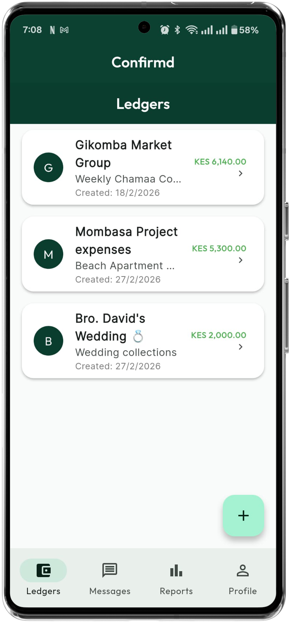 CONFIRMD App Dashboard